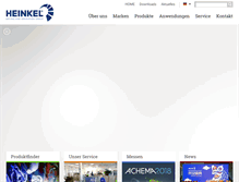 Tablet Screenshot of heinkel.de