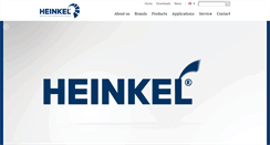 Desktop Screenshot of heinkel.com